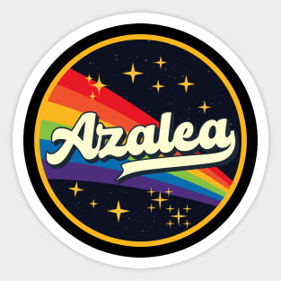 Azalea // Rainbow In Space Vintage Style Sticker